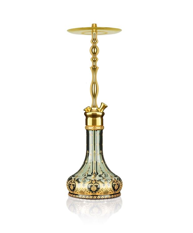 Ath Adalya T-Brass (Pirinç) Nigari Model Nargile Takımı Oniks