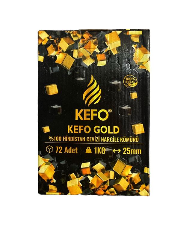 Kefo Gold 25er 1 Kg Hindistan Cevizi Kömürü