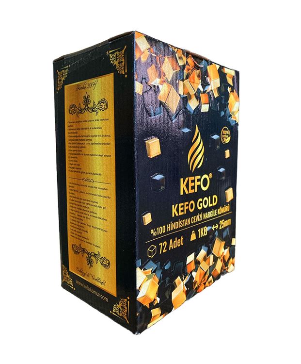 Kefo Gold 25er 1 Kg Hindistan Cevizi Kömürü