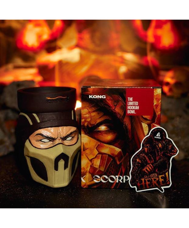 Kong Bowl Scorpion Nargile Lülesi