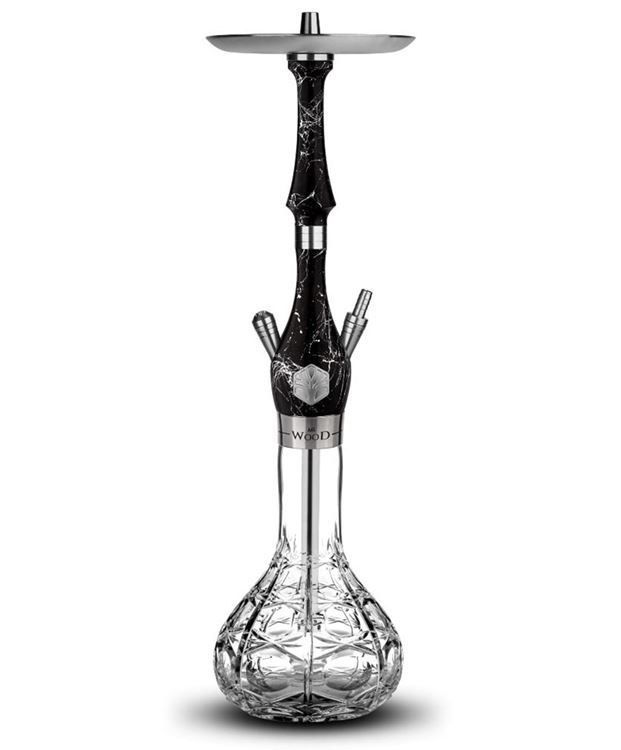 Mr.Wood Classic Craft Marble Black Yin Nargile Takımı