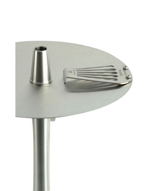 Oduman İnfinity Nargile -Şeffaf Cam- Silver Gövde