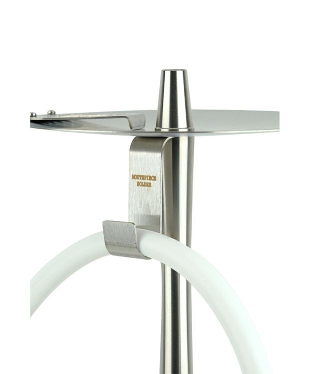 Oduman İnfinity Nargile -Şeffaf Cam- Silver Gövde